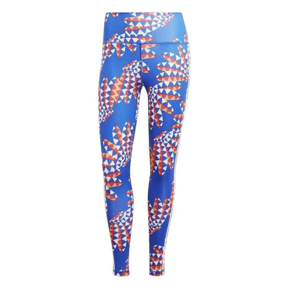 Adidas Womens/Ladies Geometric Leggings / Blue